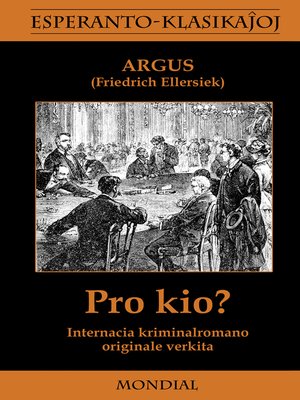 cover image of Pro kio? Krimromano en Esperanto